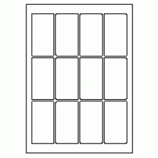 578 - Label Size 45mm x 84mm - 12 labels per sheet